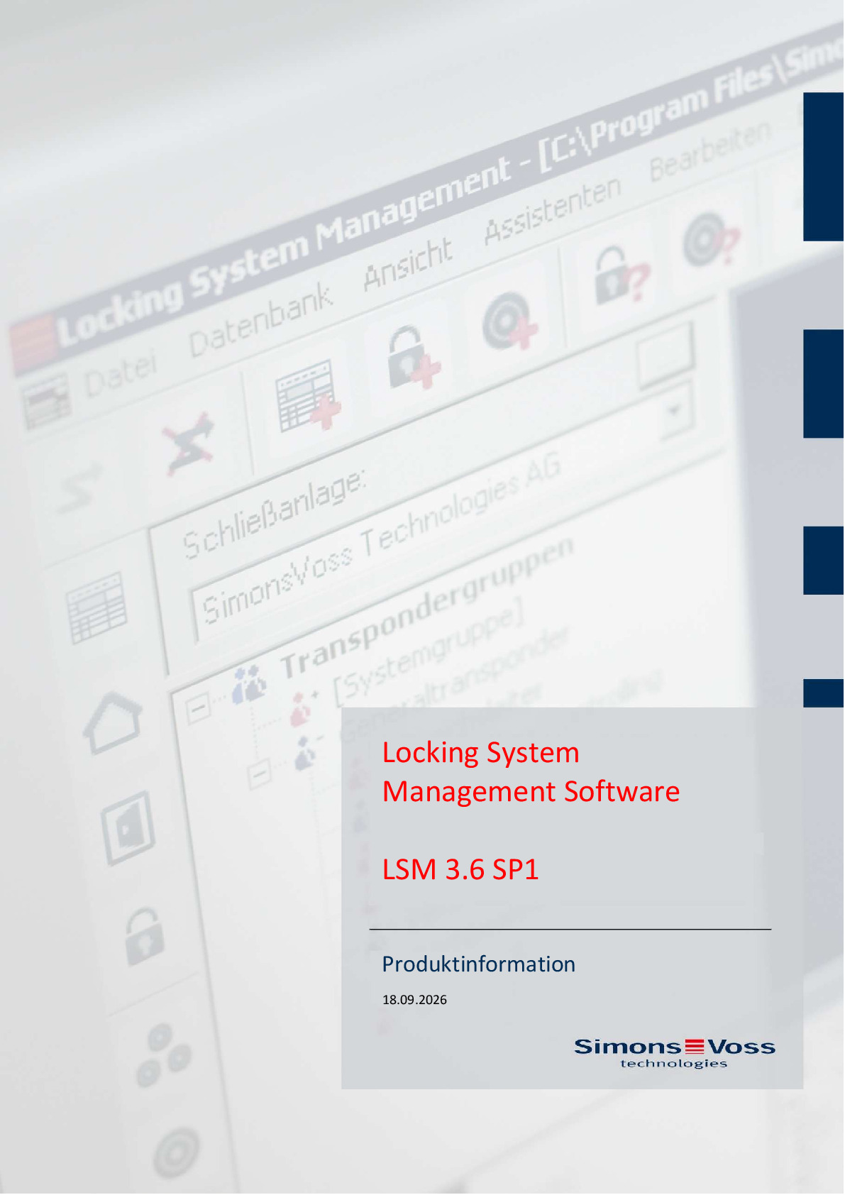 Produktinformation LSM 3.6 SP1&nbsp;